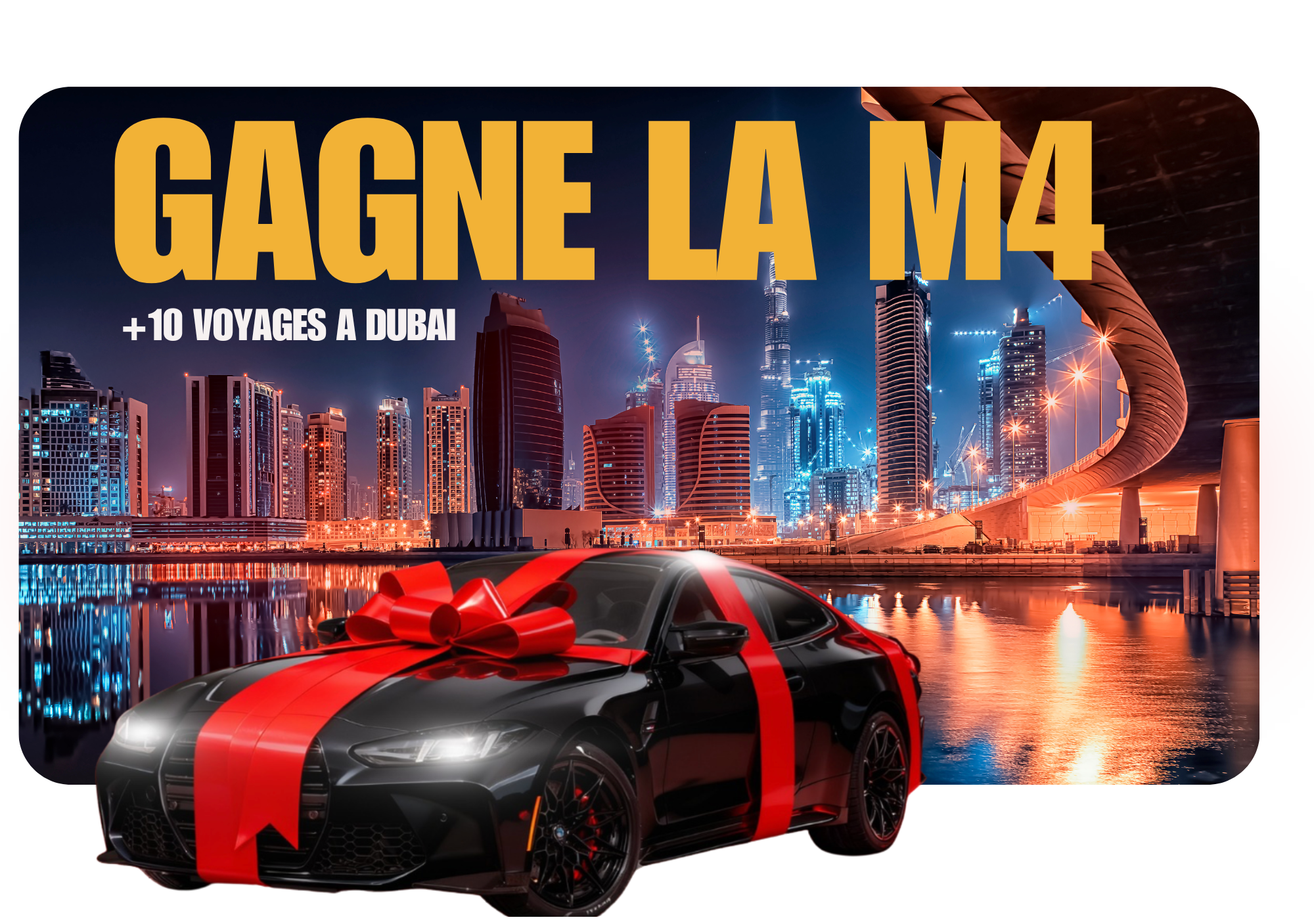 BMW M4 + Dubaï digital circle