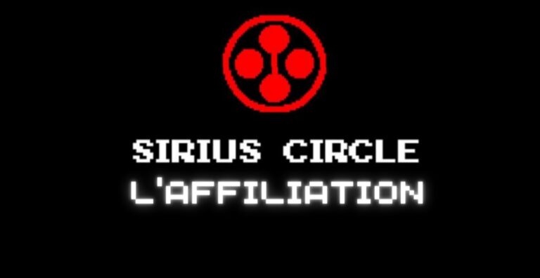 Logo du Digital Circle avec mention "Sirius Circle - L’affiliation", représentant le module d’affiliation IA pour créer un business à 0€.